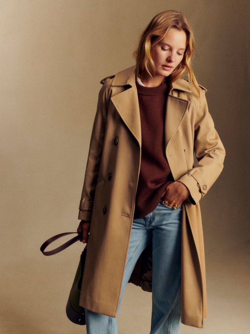 Sezane - Scott Trench Coat - Picture 1 of 4